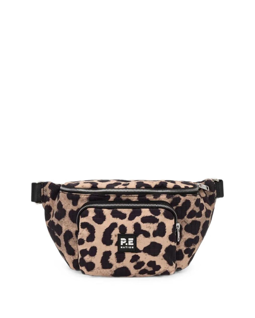 P.E Nation Natural Leopard-Print Belt Bag