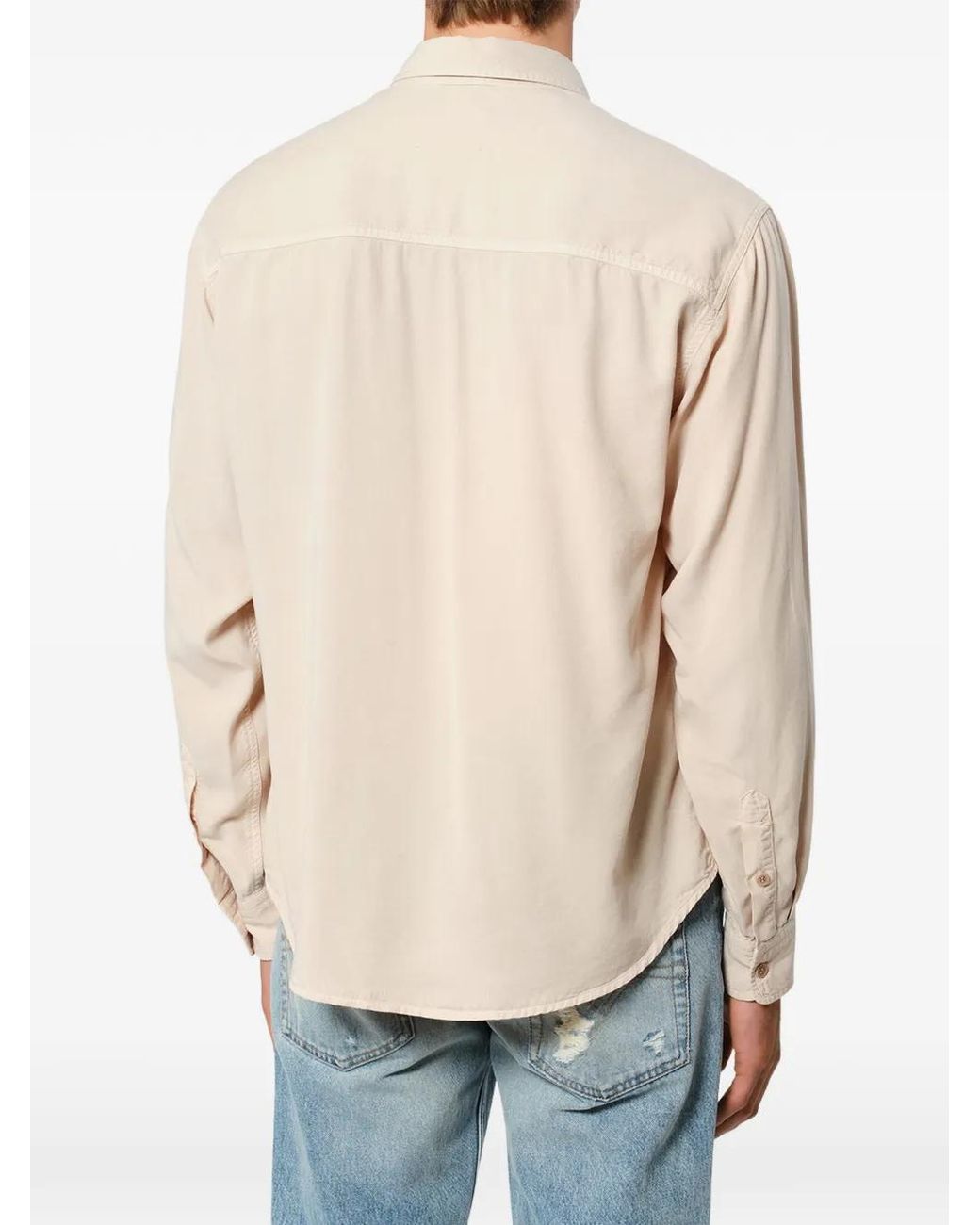 Isabel Marant Natural Saul Flap-Pocket Shirt for men