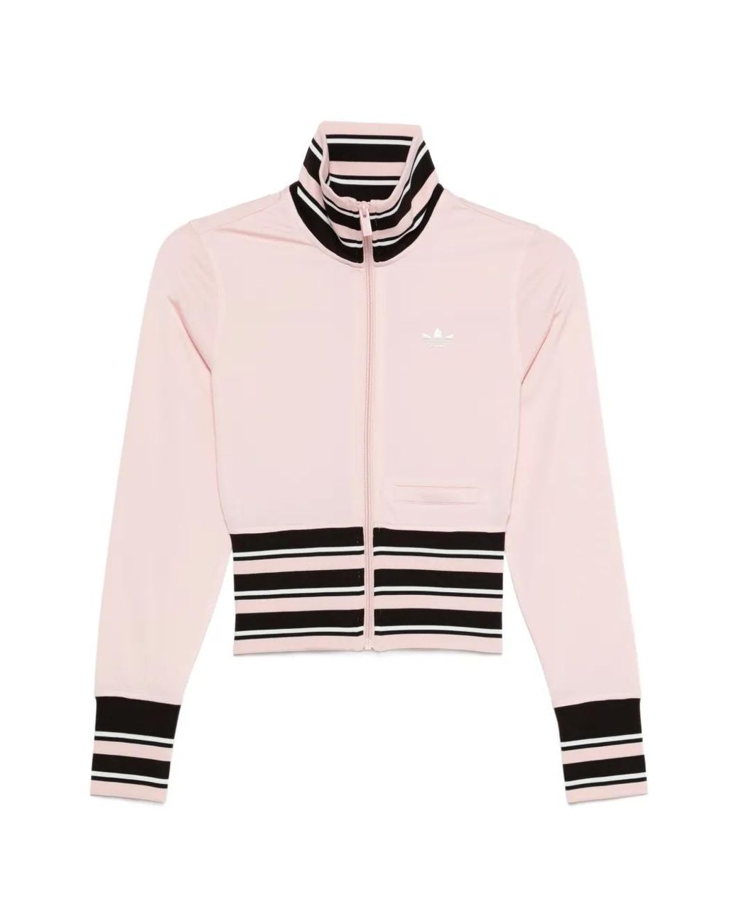 Adidas Pink Tt High Knitted Ribs Top
