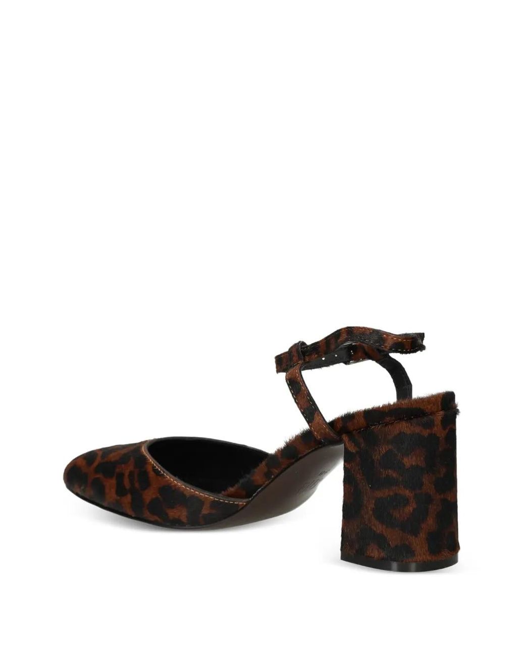 Bibi Lou Black 80Mm Emily Leopard-Print Pumps