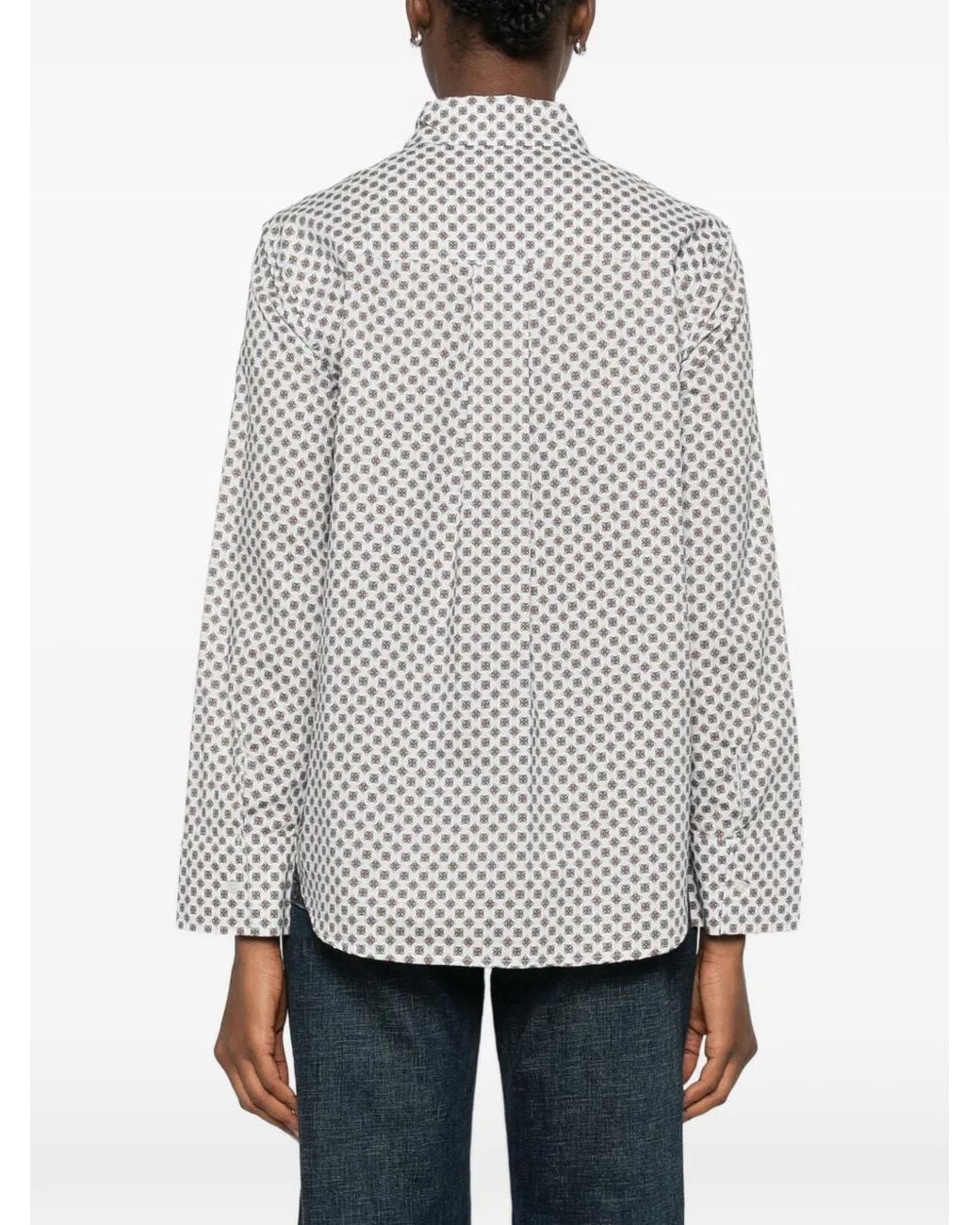 Camisa Con Motivo Marc O' Polo de color White