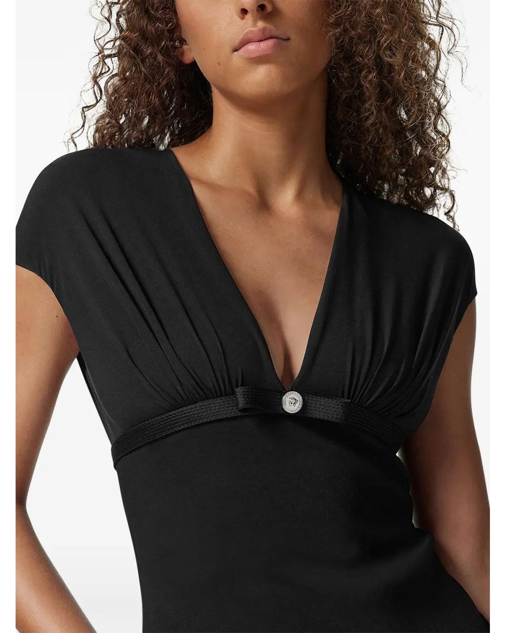 Abito Midi di Versace in Black