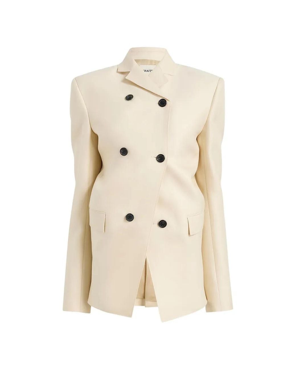 Khaite Natural Rolo Jacket
