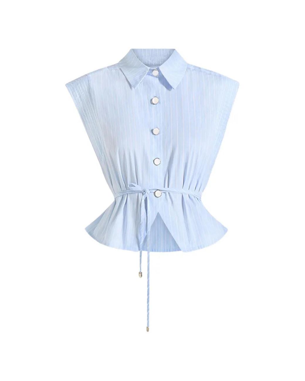 Manière De Voir Blue Chemise Malia À Rayures