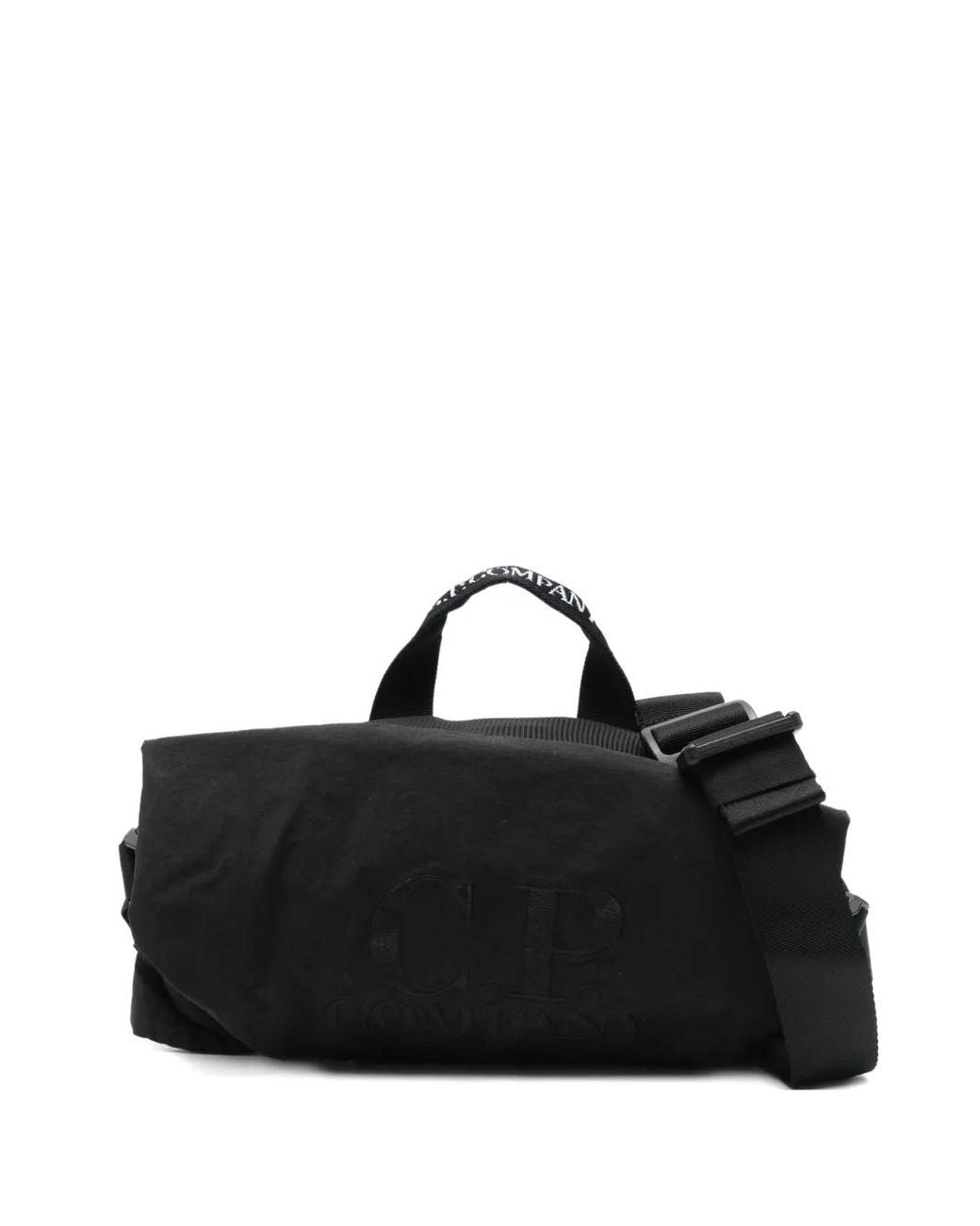 C P Company Black Accessories Waist Bag for men