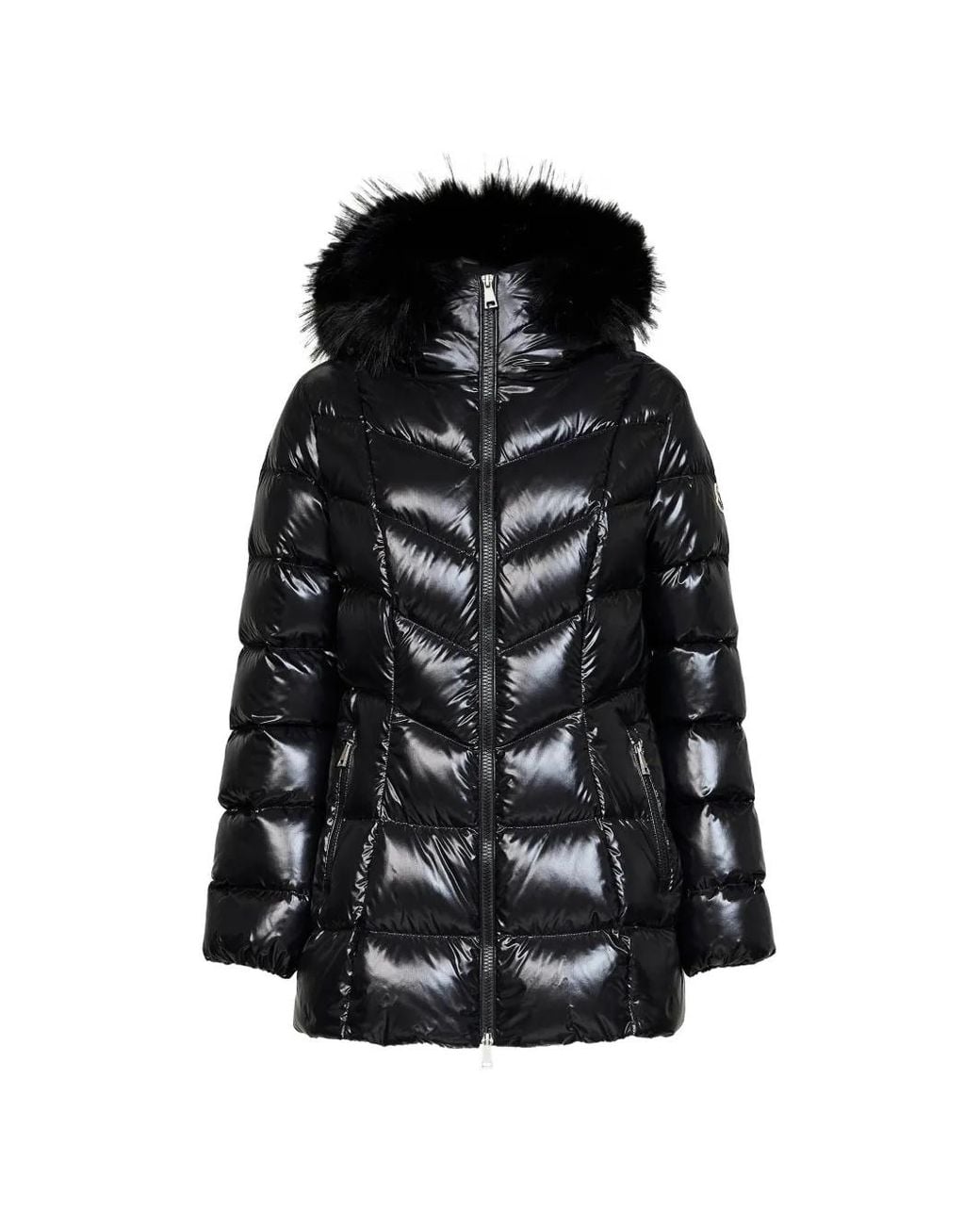 Moncler Black Doudoune Fulmar À Capuche