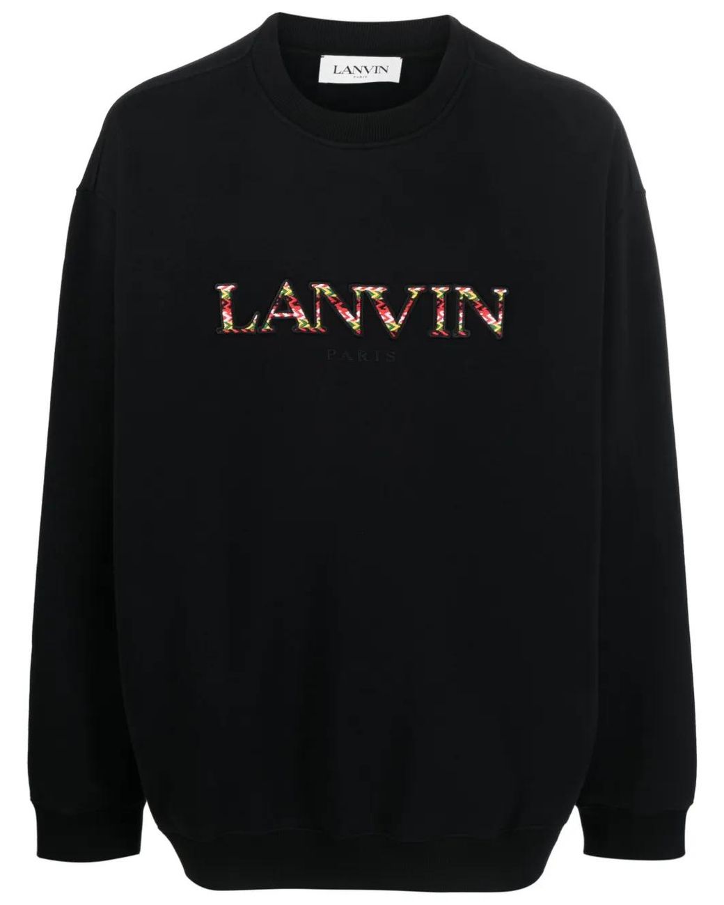 Lanvin Black Logo Sweatshirt for men