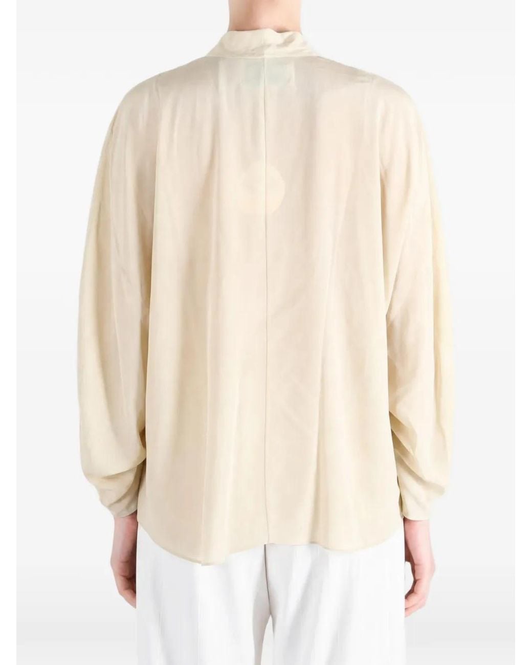 Cortana Natural Medina V-Neck Blouse