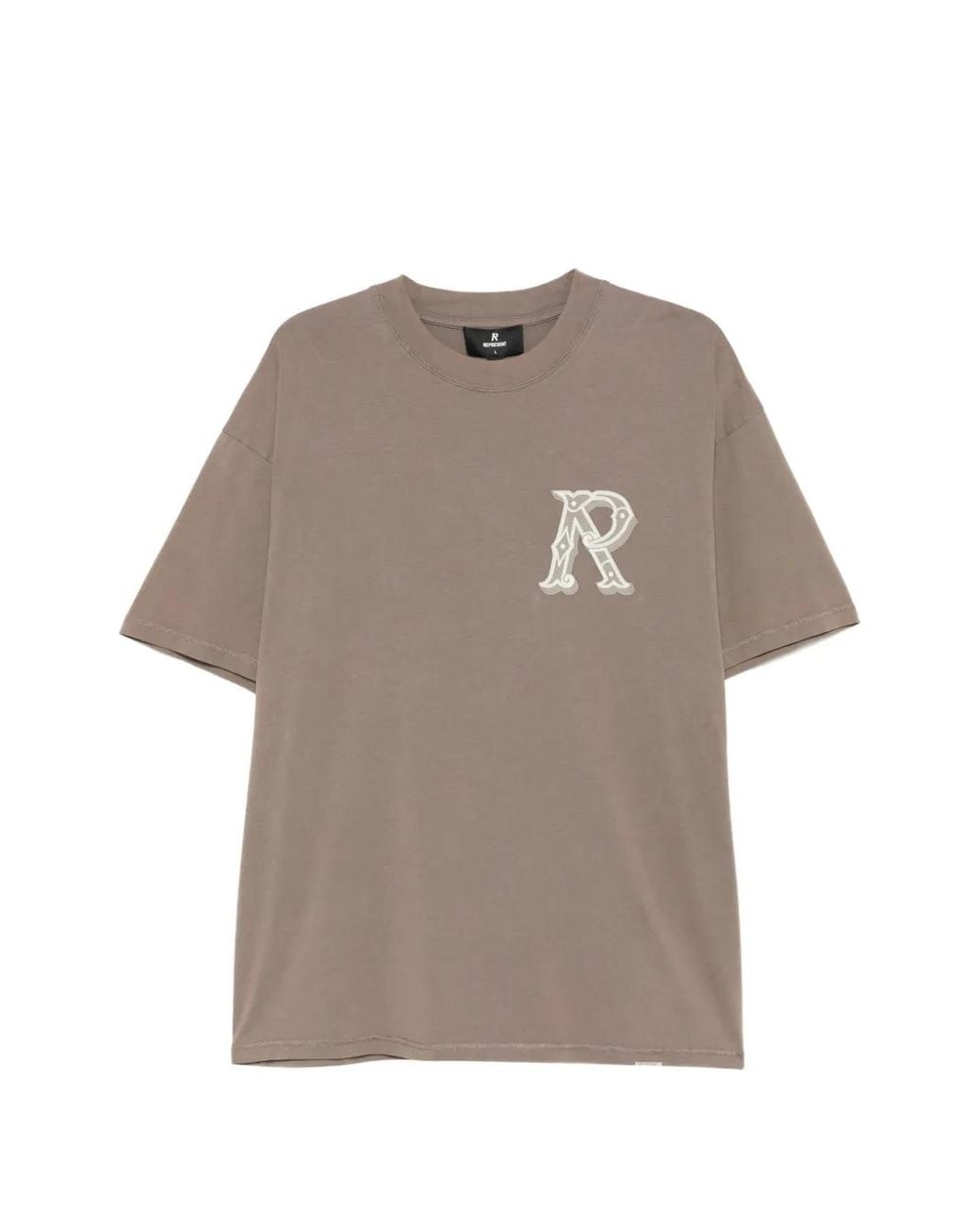Represent Gray Western Initial T-Shirt for men