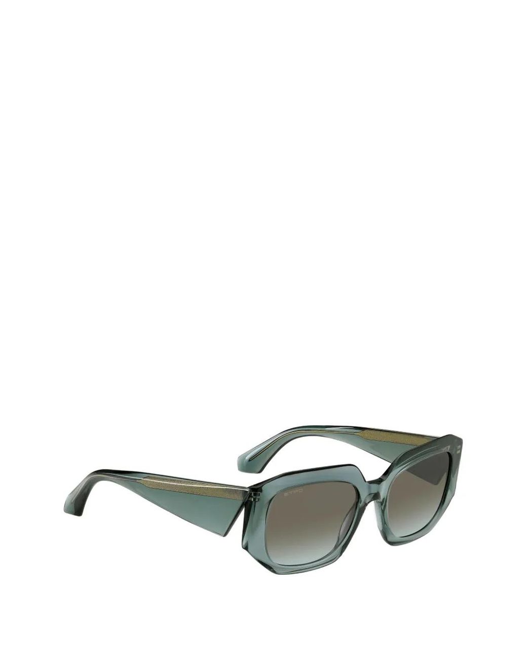 Etro Green Logo-Detail Sunglasses