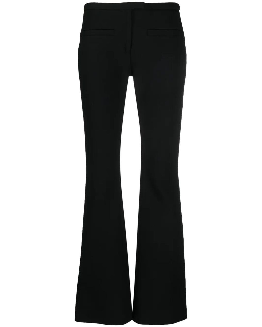 Courreges Flared Broek in het Black