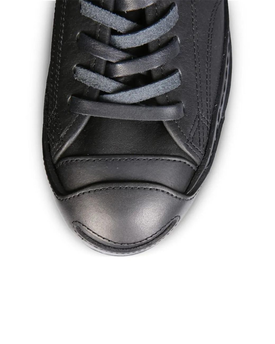 Hender Scheme Gray Leather Lace-Up Sneakers for men
