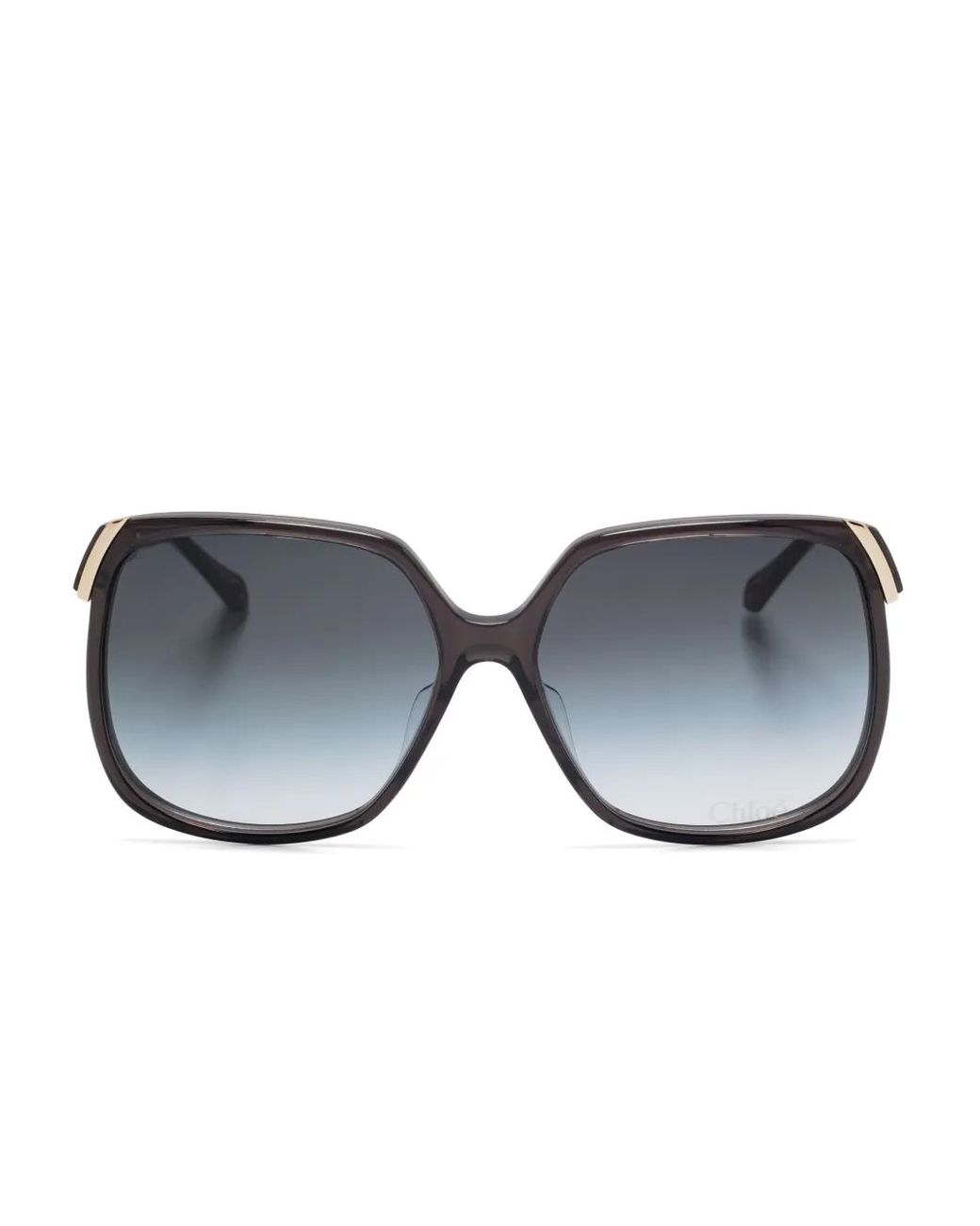 Chloé Gray Butterfly-Frame Sunglasses