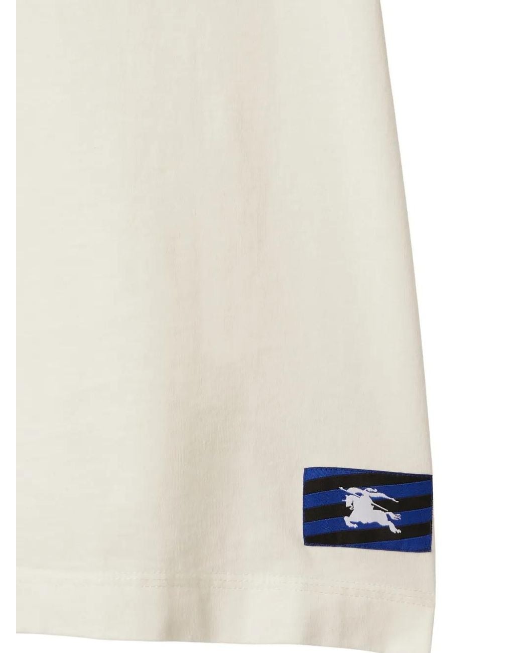 Burberry White Essential Cotton T-Shirt For for men