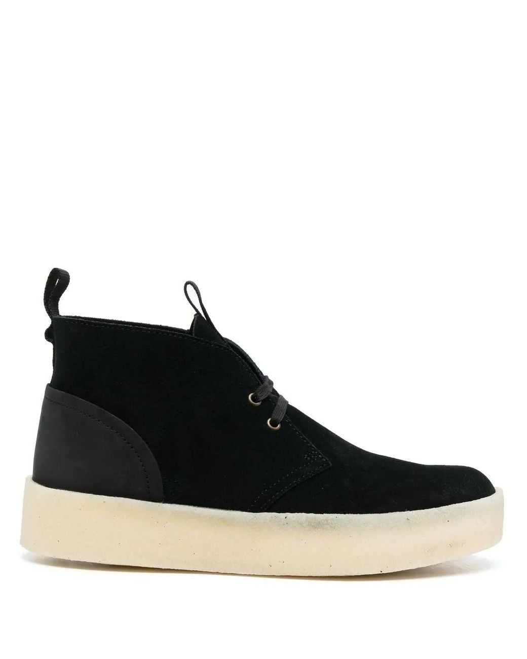 Clarks Black Desert Cup Suede Ankle Boots for men