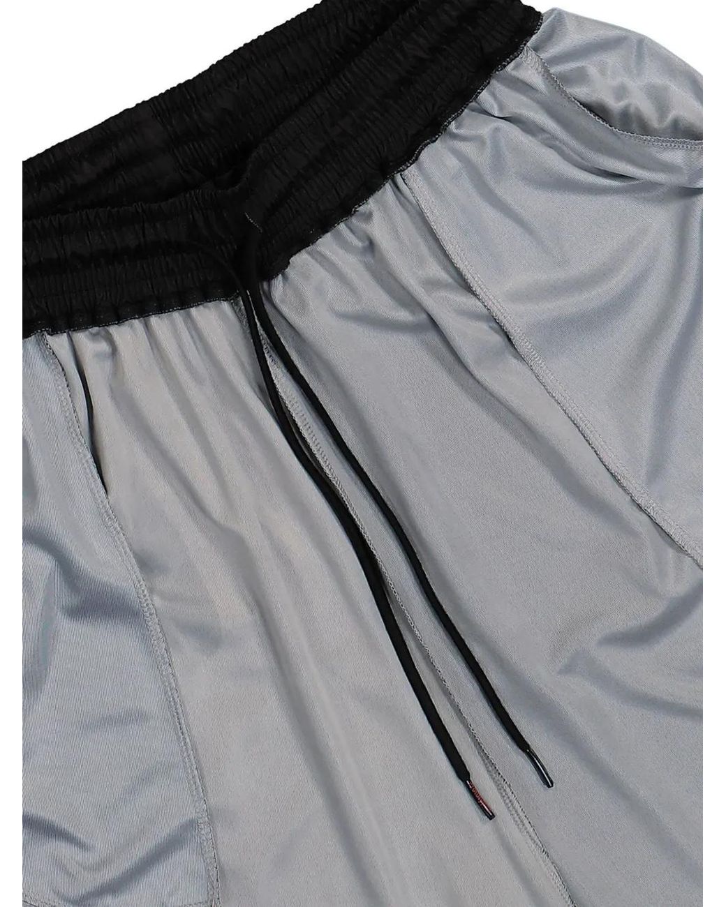 PROTOTYPES Gray Inside Out Football Shorts for men