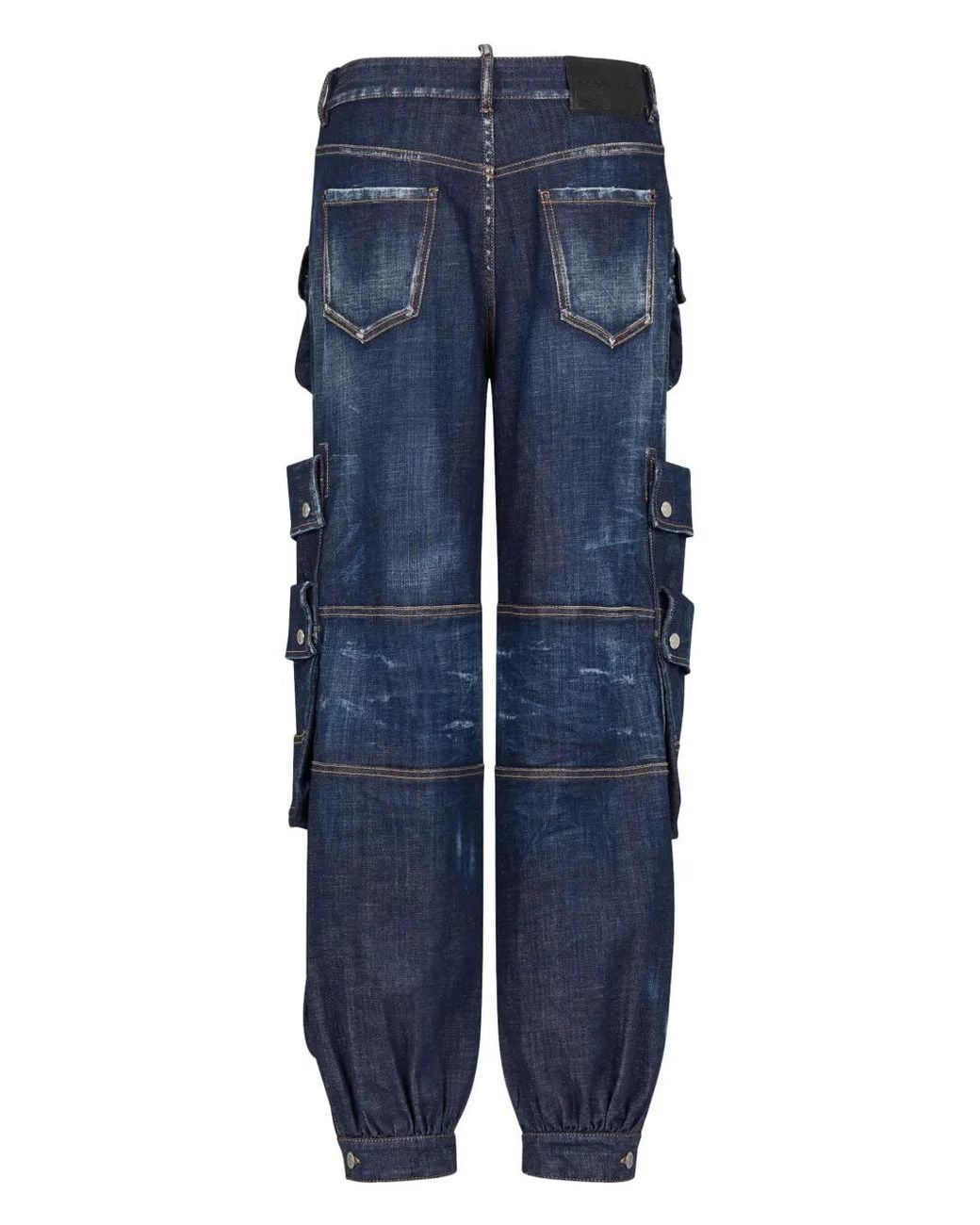 DSquared² Blue Jeans With Cargo Pockets