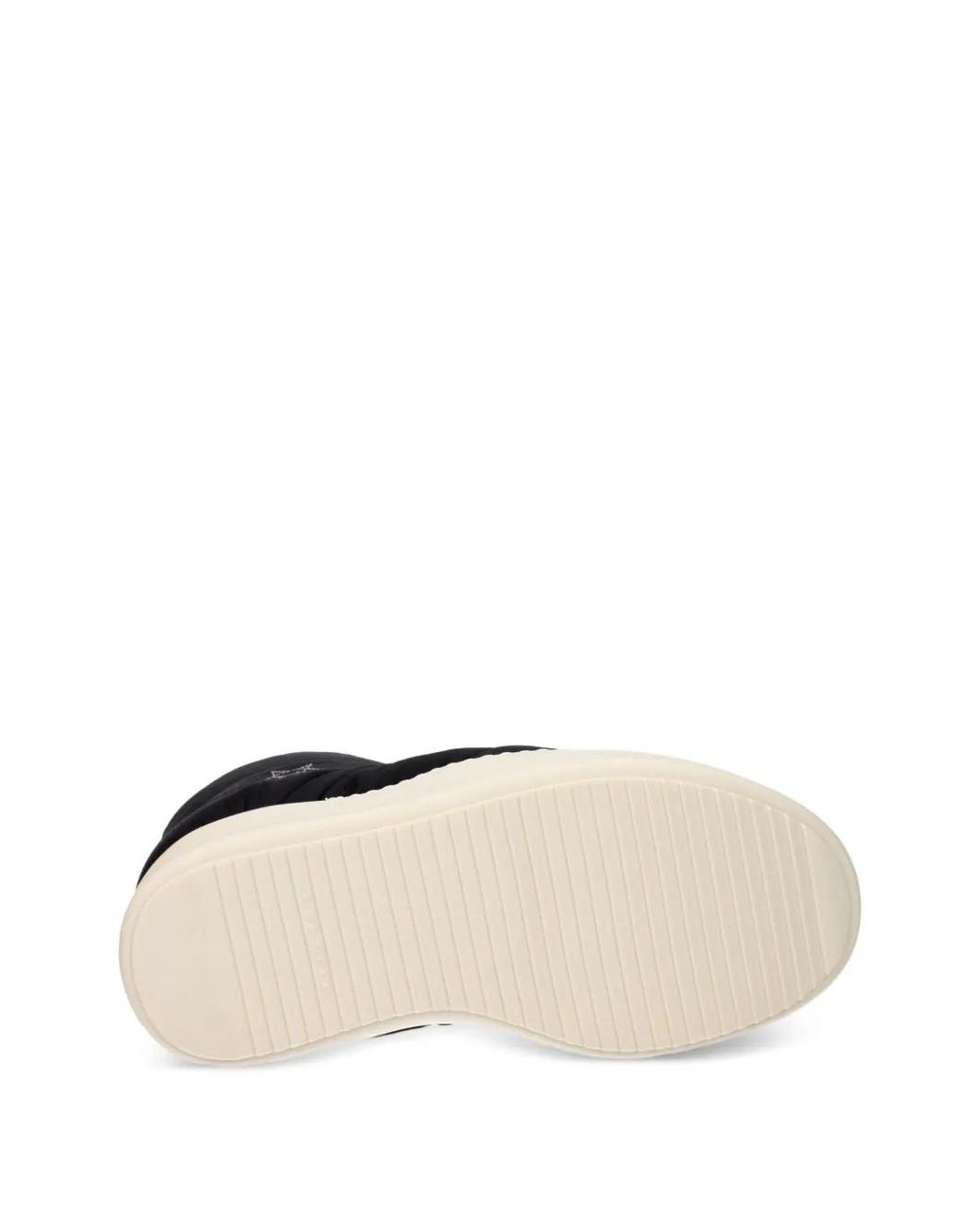 Rick Owens Black Bottines Bozo Tractor À Design Matelassé