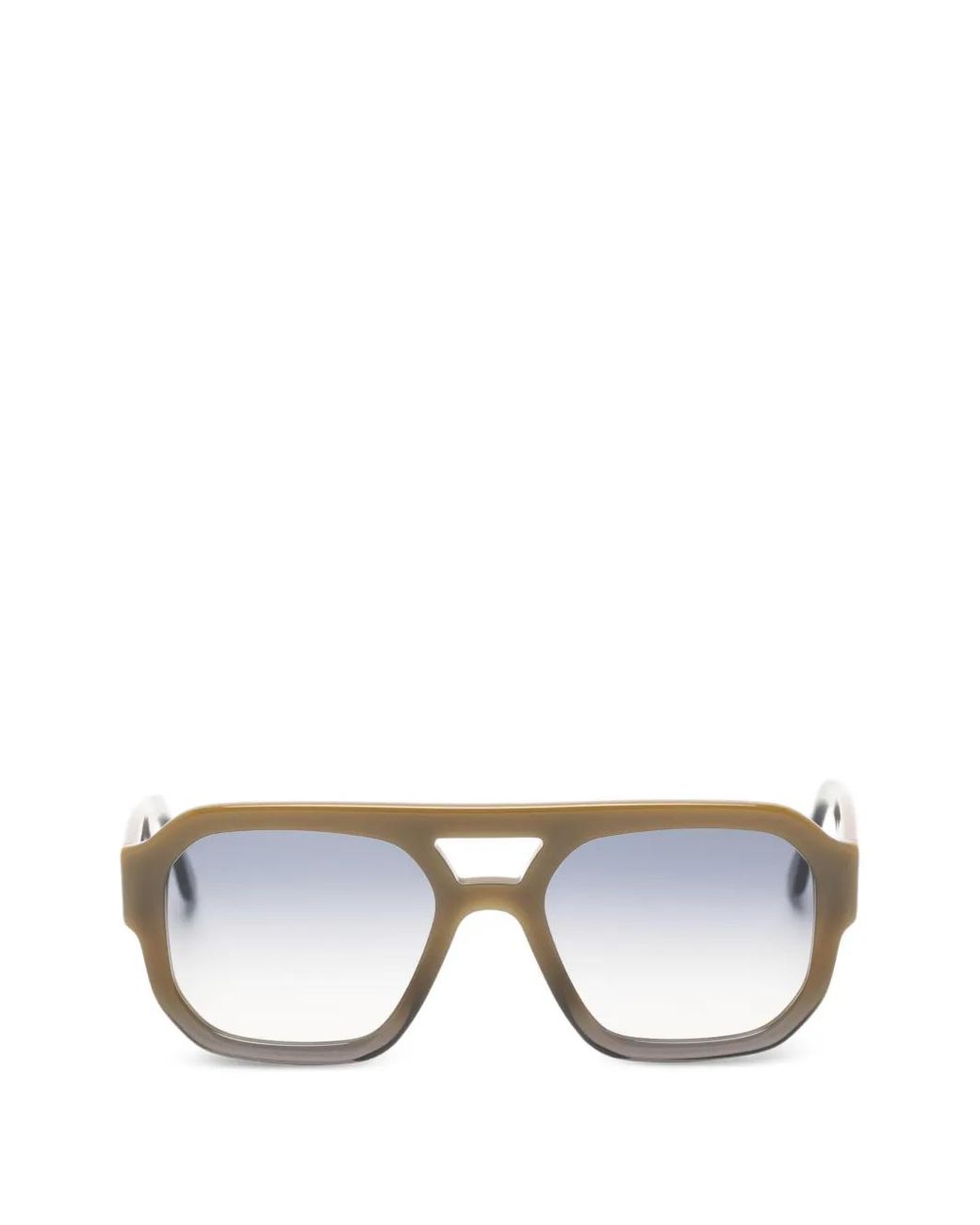 Andy Wolf Green Dandelion Geometric-Frame Sunglasses