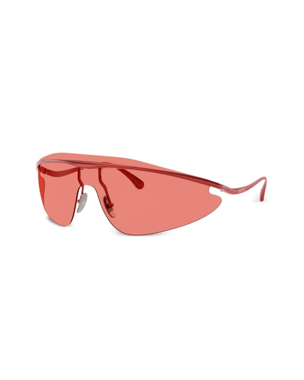 Ferrari Pink Mask-Frame Sunglasses