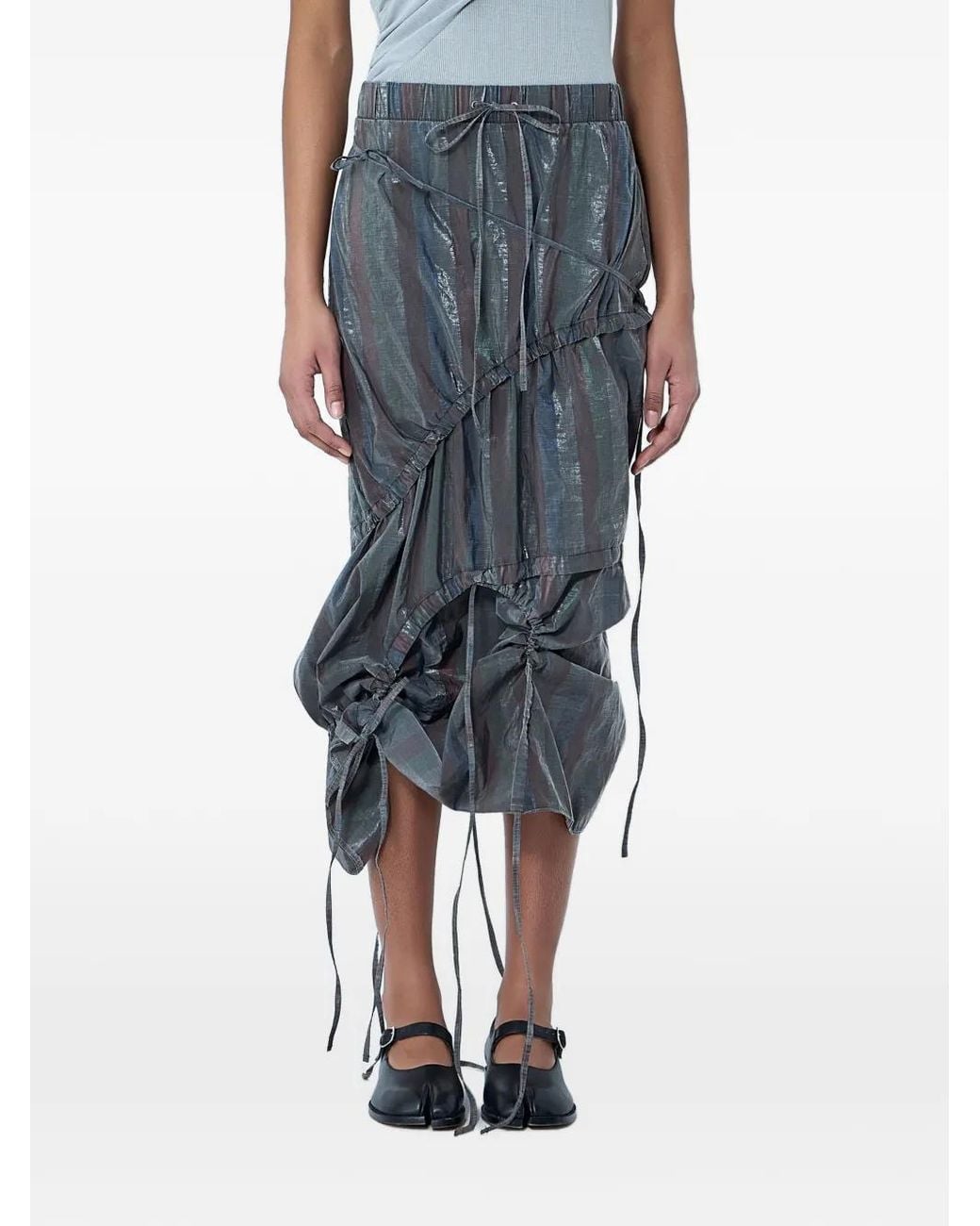 Gonna Midi Vortex di LUEDER in Blue