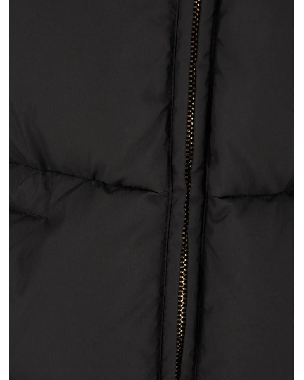 Max Mara Black Hooded Quilted Jacket