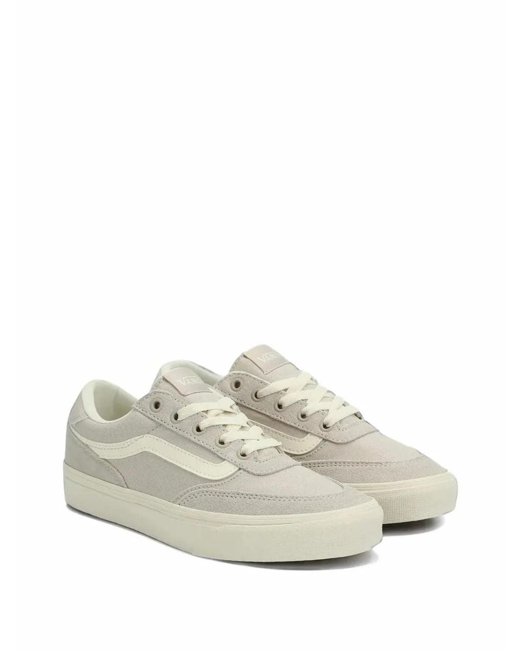 Vans White Brooklyn Ls Sneakers