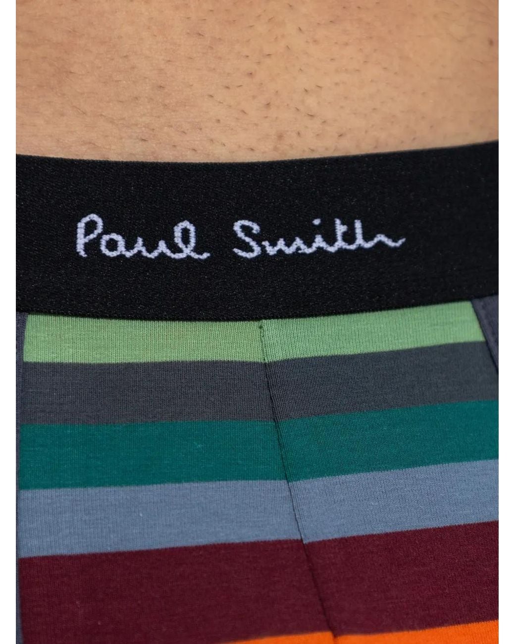 Paul Smith Red Striped-Pattern Boxer Briefs for men