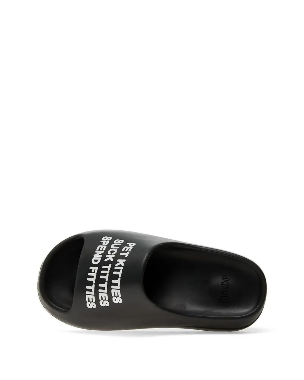 RIPNDIP Black Pet Kitties Cloud Slides