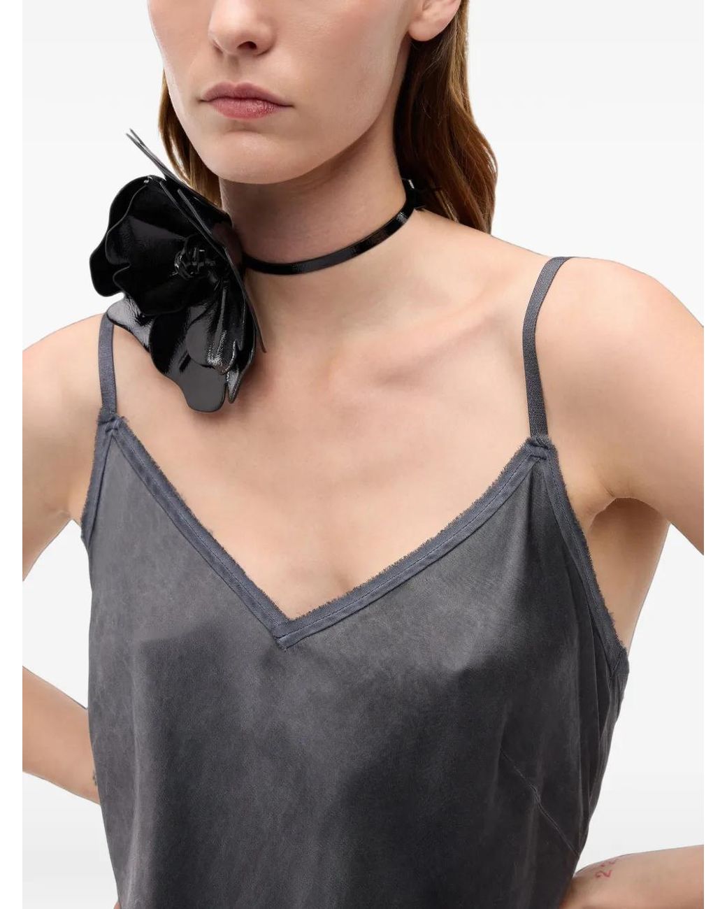 Pinko White Viper Slip Dress