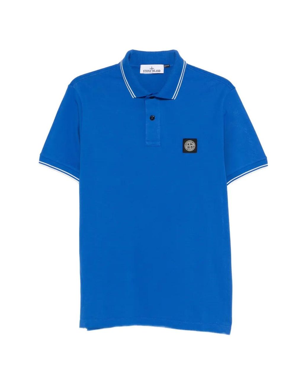 Stone Island Blue Ss Polo for men