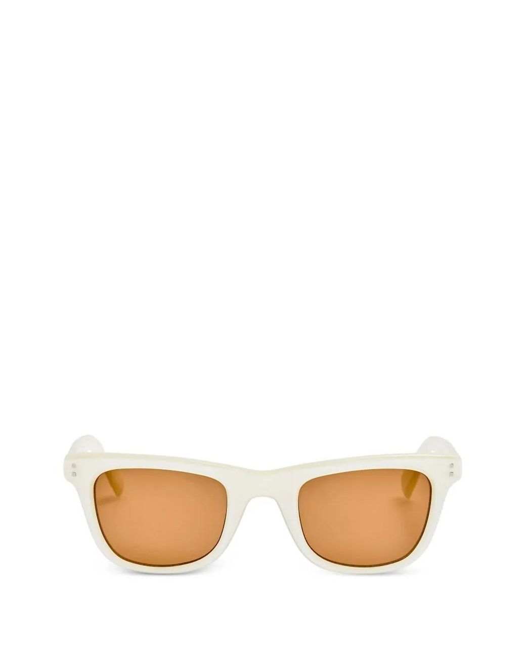 Jacquemus White Lunettes De Soleil À Monture Carrée