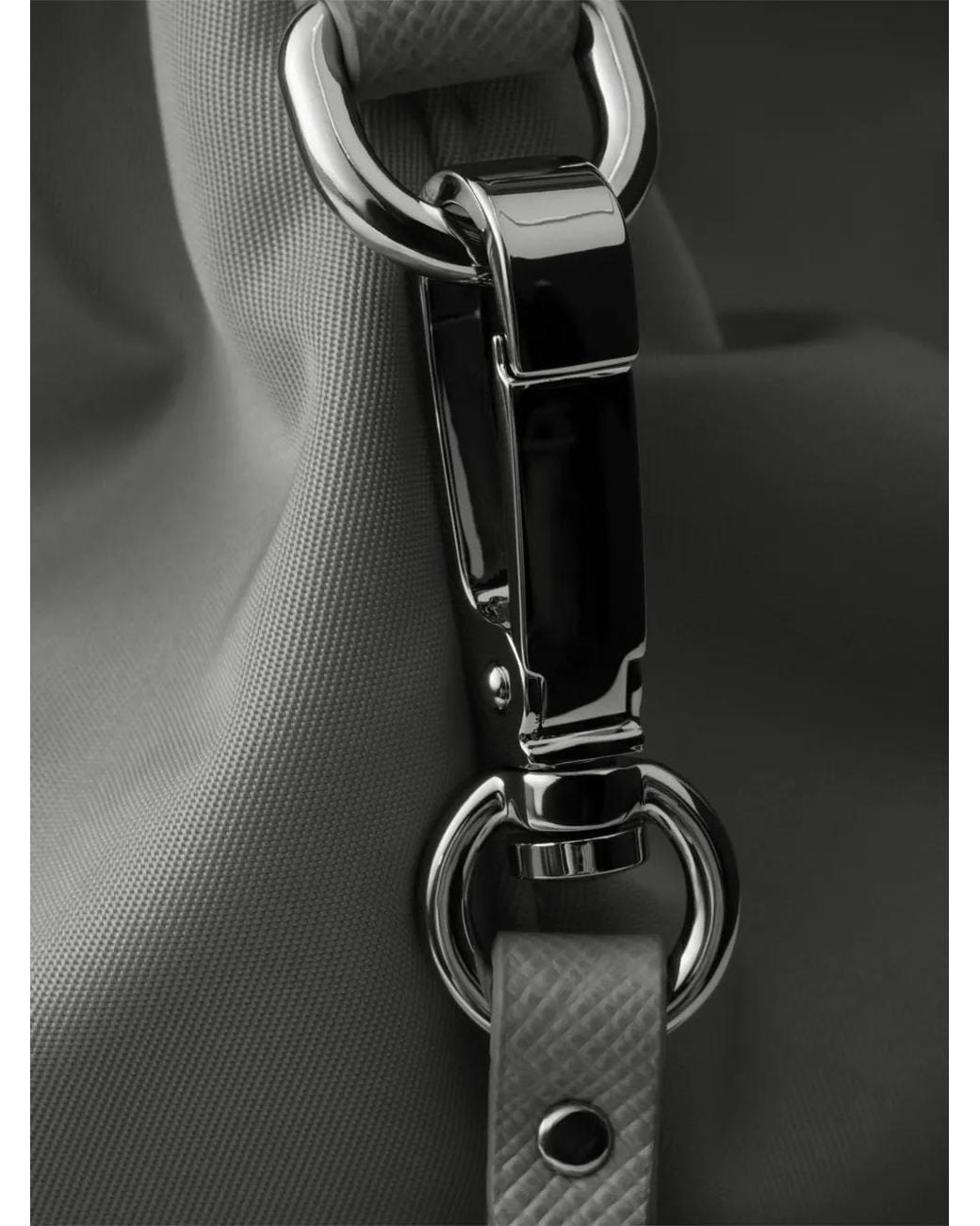 Prada Gray Medium Re-Nylon Backpack