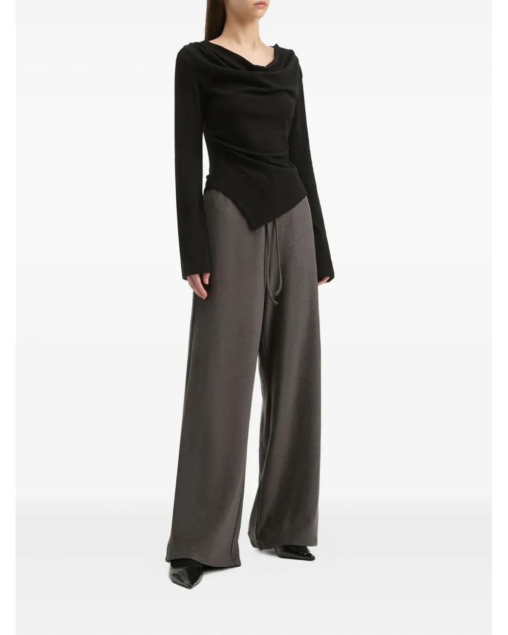 B+ AB Gray Drawstring Trousers