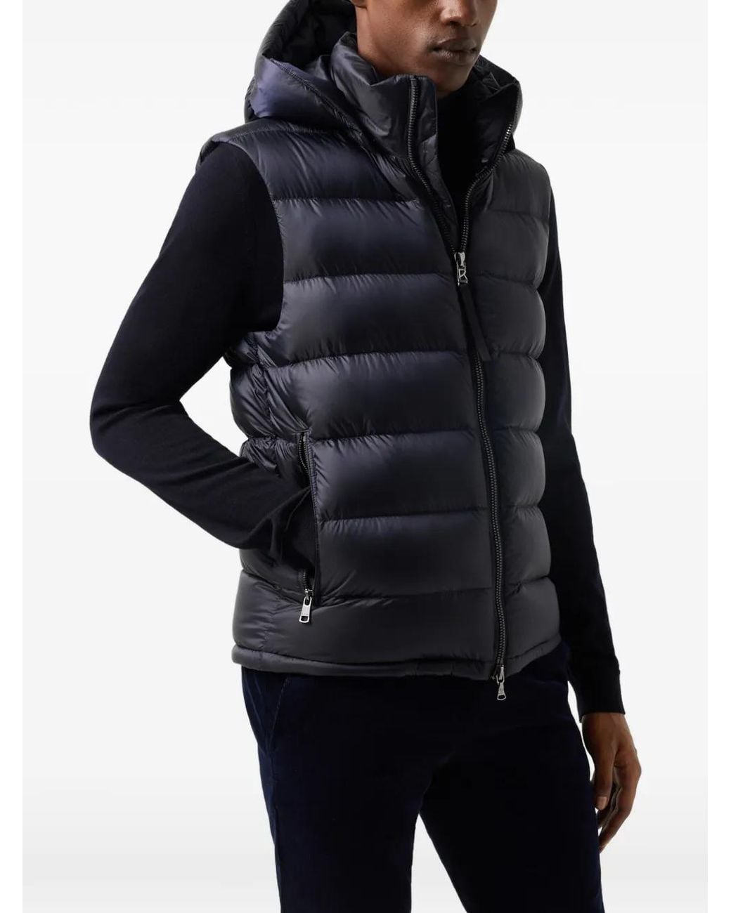Bogner Black Holger Quilted Gilet for men