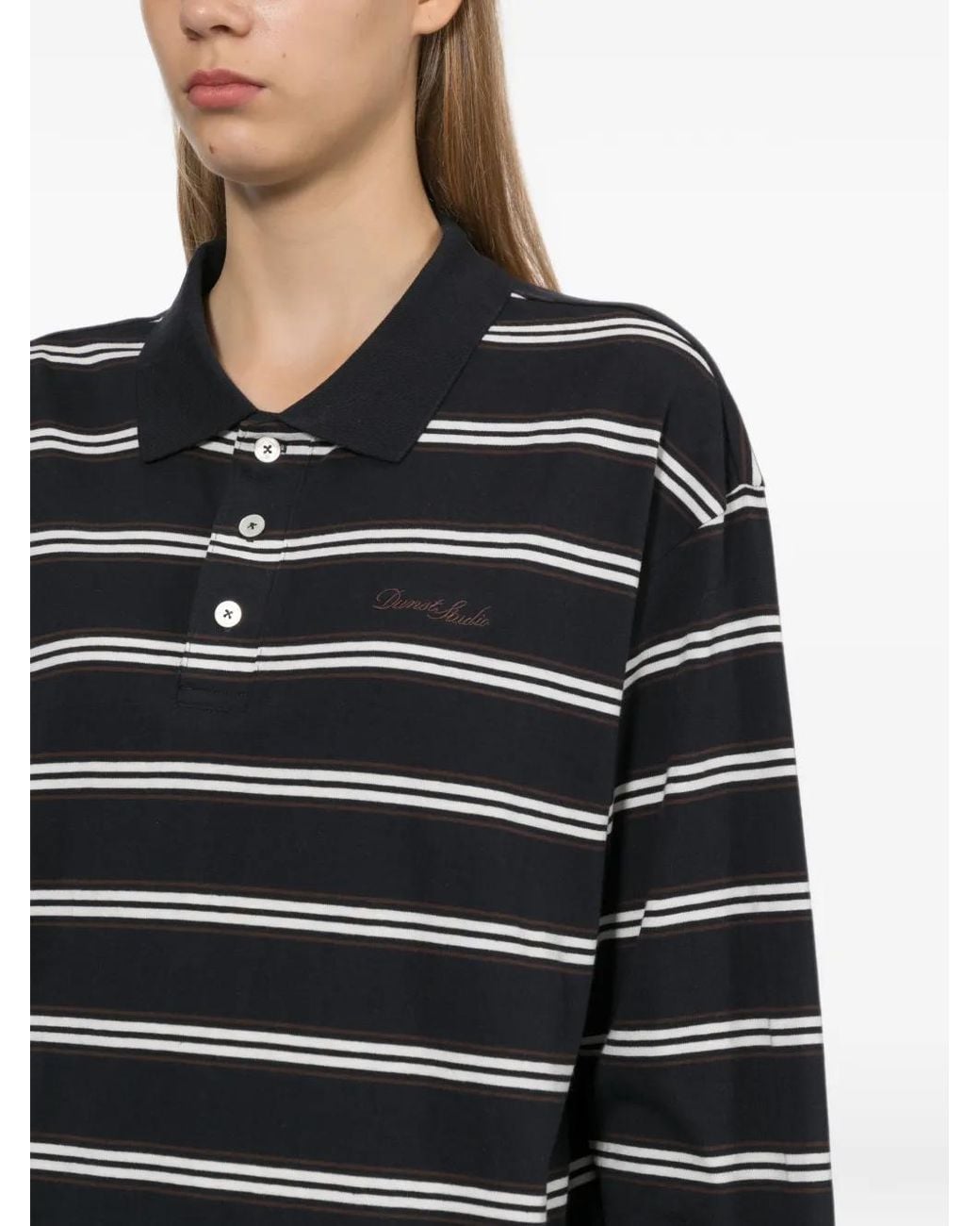 Polo A Rayas DUNST de color Black