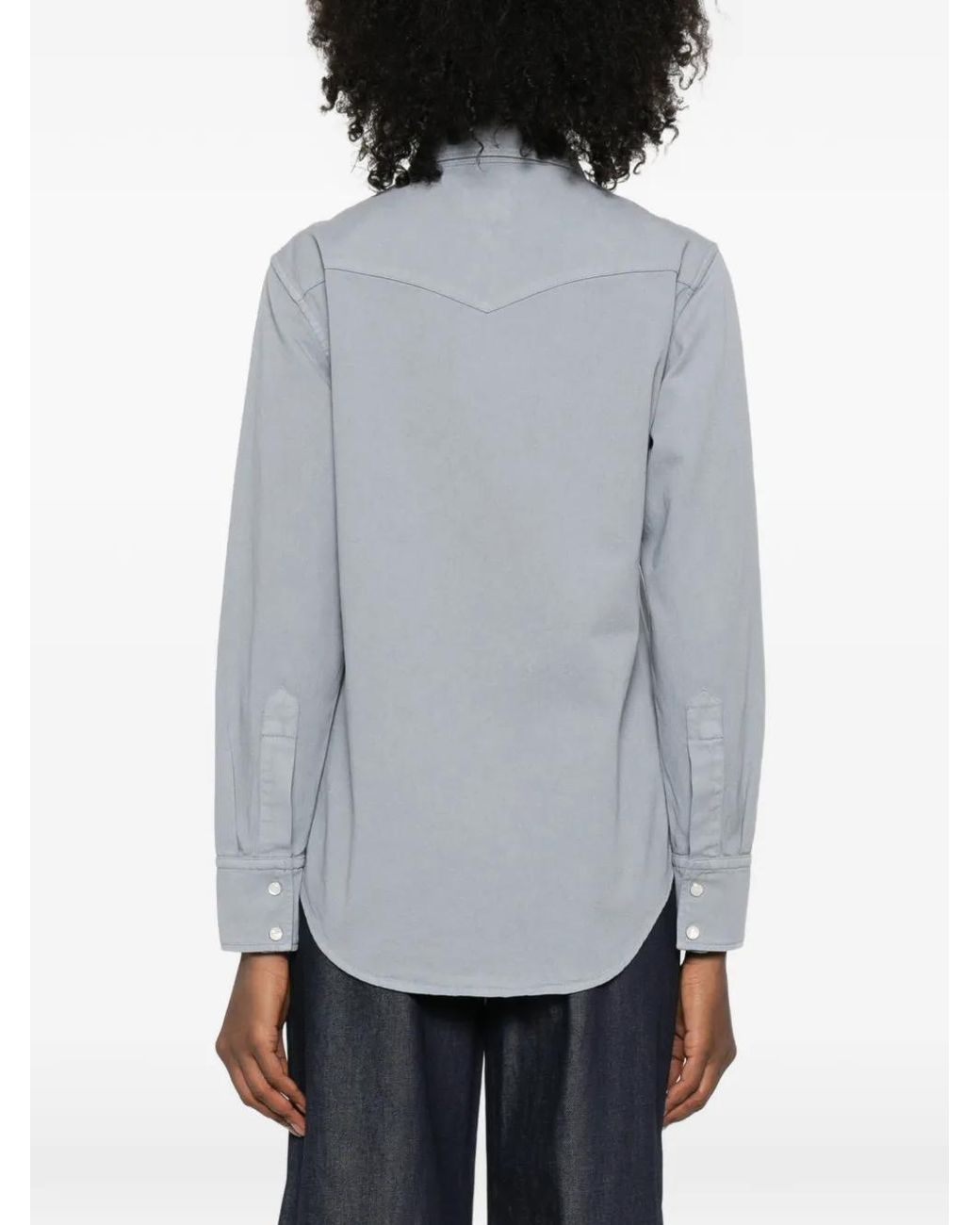 APC Camisa occidental A.P.C. de color Gray