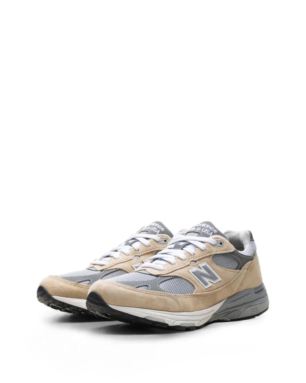 New Balance White 993 Made