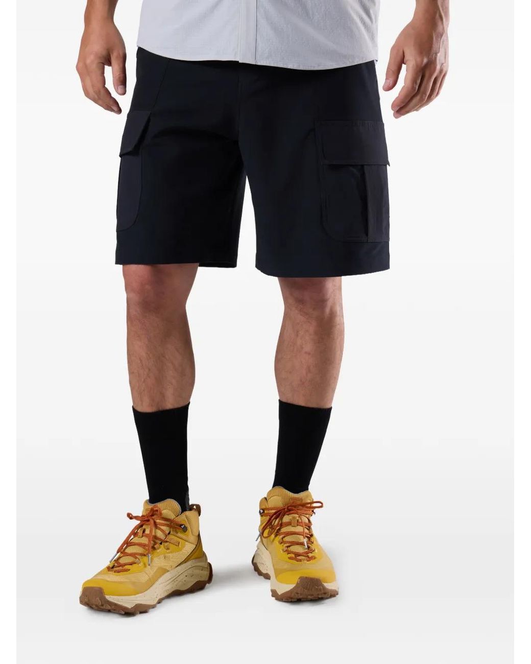 Rossignol Black Cargo Hiking Shorts for men