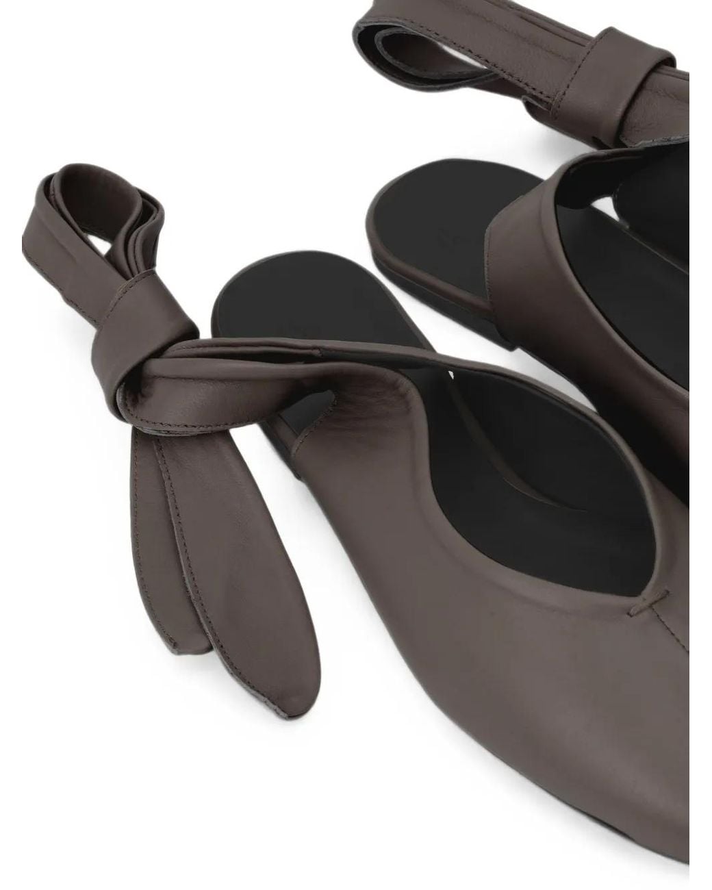 Castaner White Ballerines Sybil À Nouer
