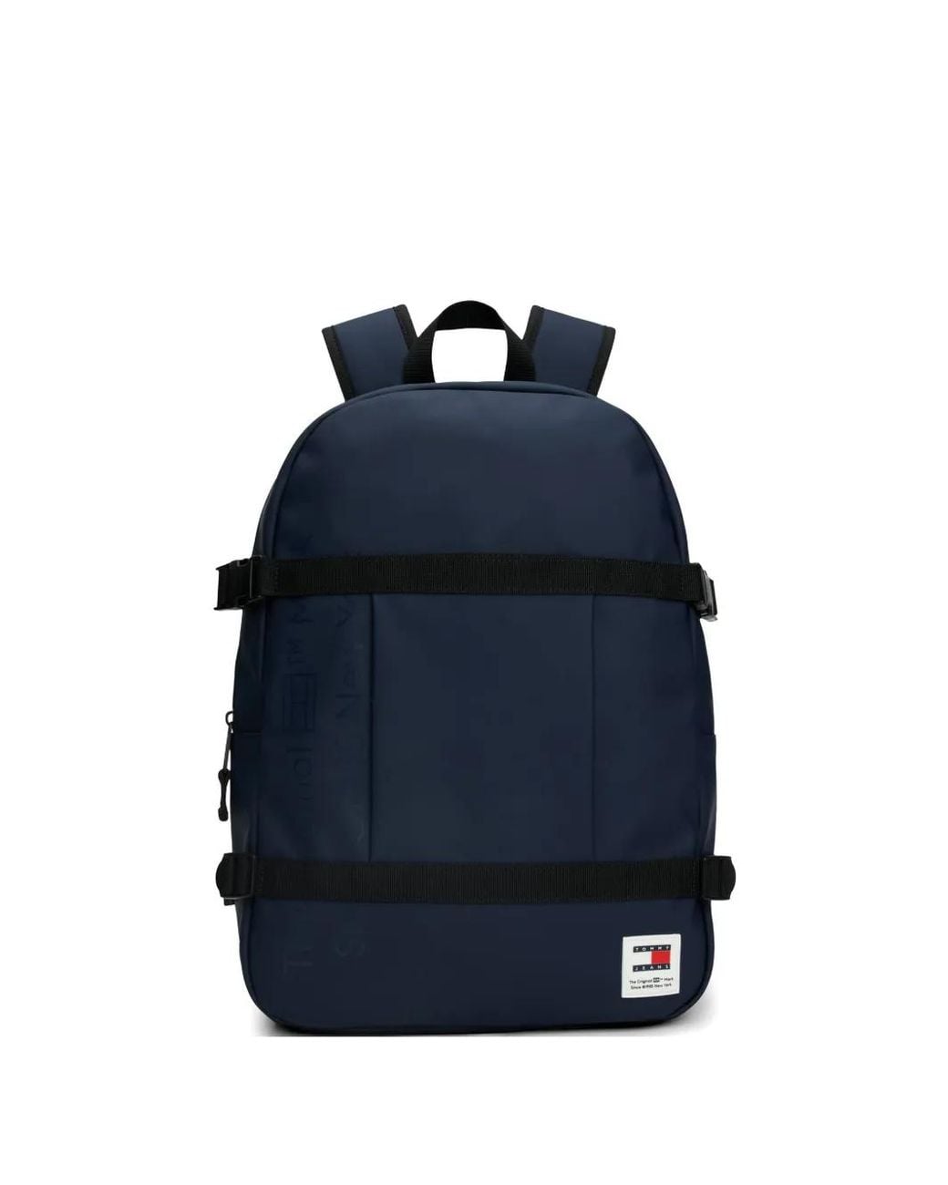 Tommy Hilfiger Blue 1985 Buckle-Strap Backpack for men