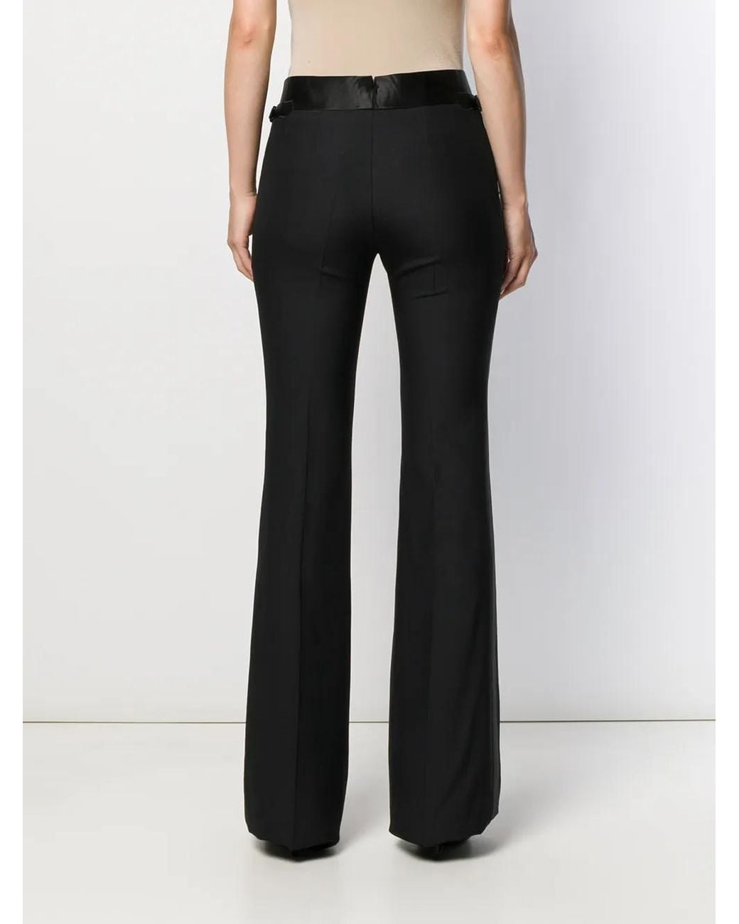 Tom Ford Black Flared Tailored Trousers
