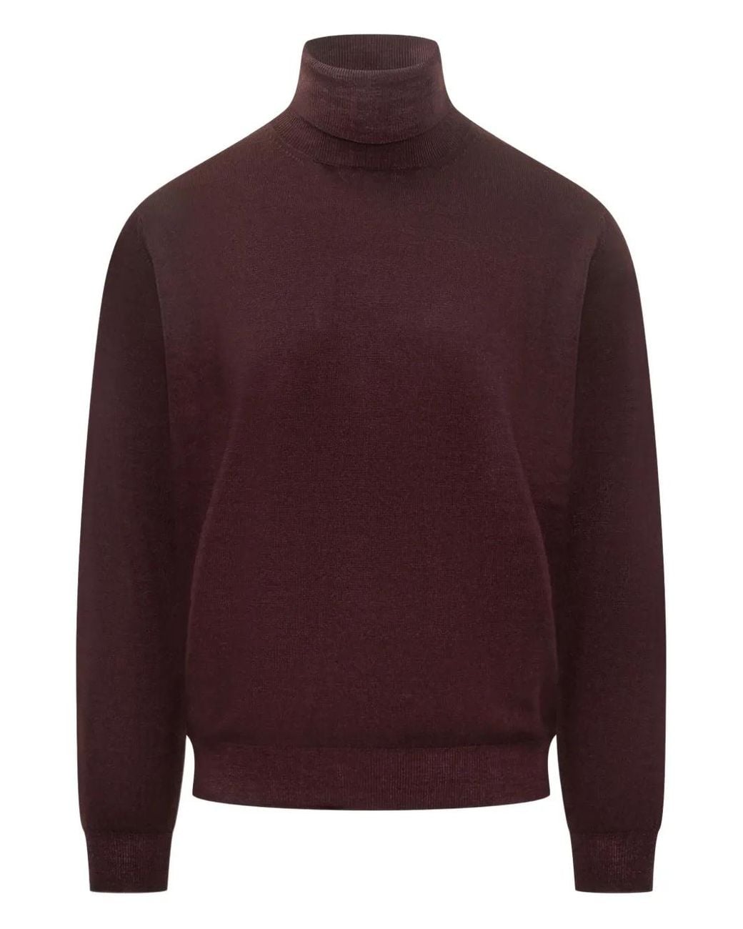 FILIPPO DE LAURENTIIS Red Turtleneck Sweater for men