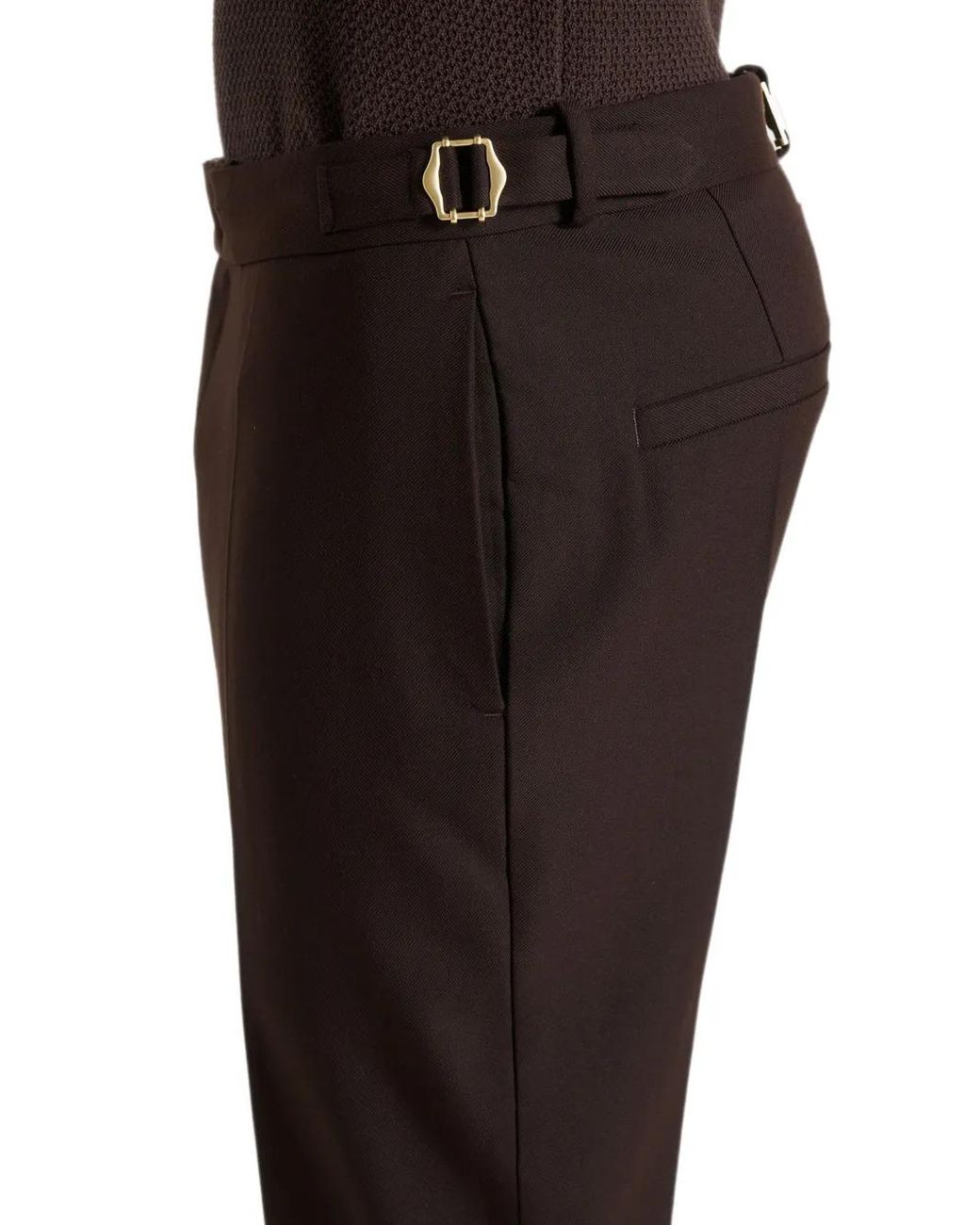 Manière De Voir Black Hubertin Slim Fit Tailored Trousers for men