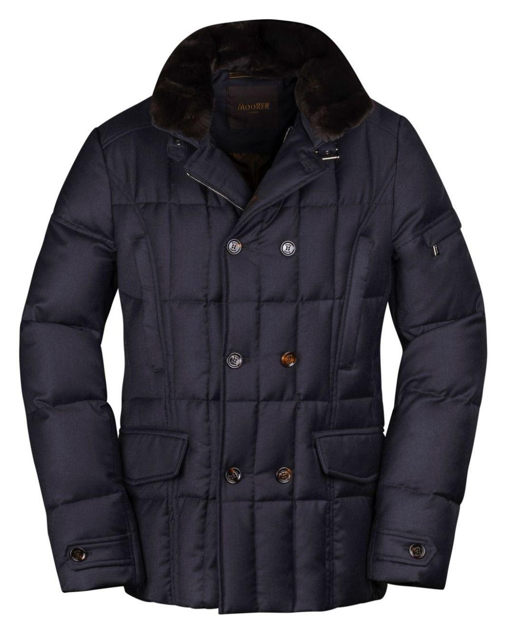 Moorer - Man - Blue - Vest main image 1