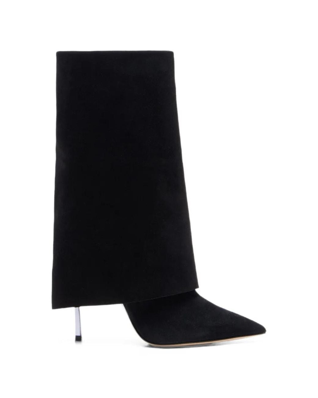 Casadei Black Suede Ankle Boots