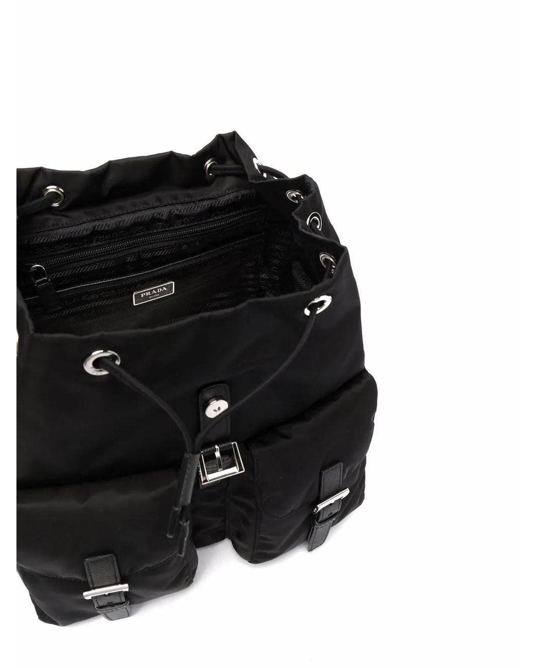 Prada Black Medium Re-nylon Backpack