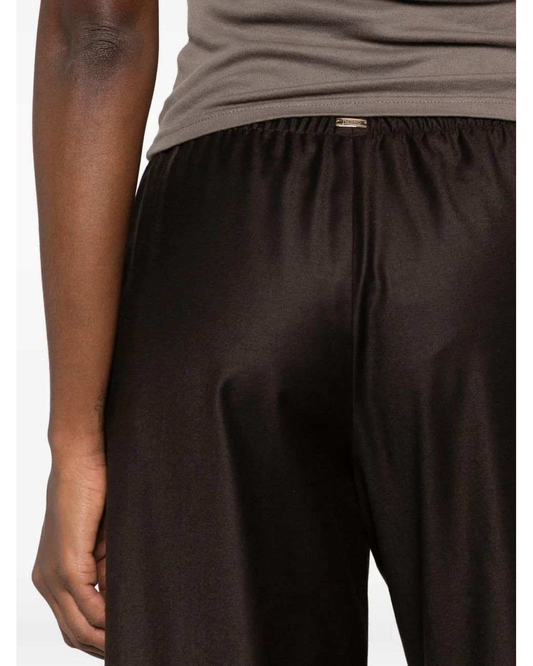 Herno Elastische Broek in het Black