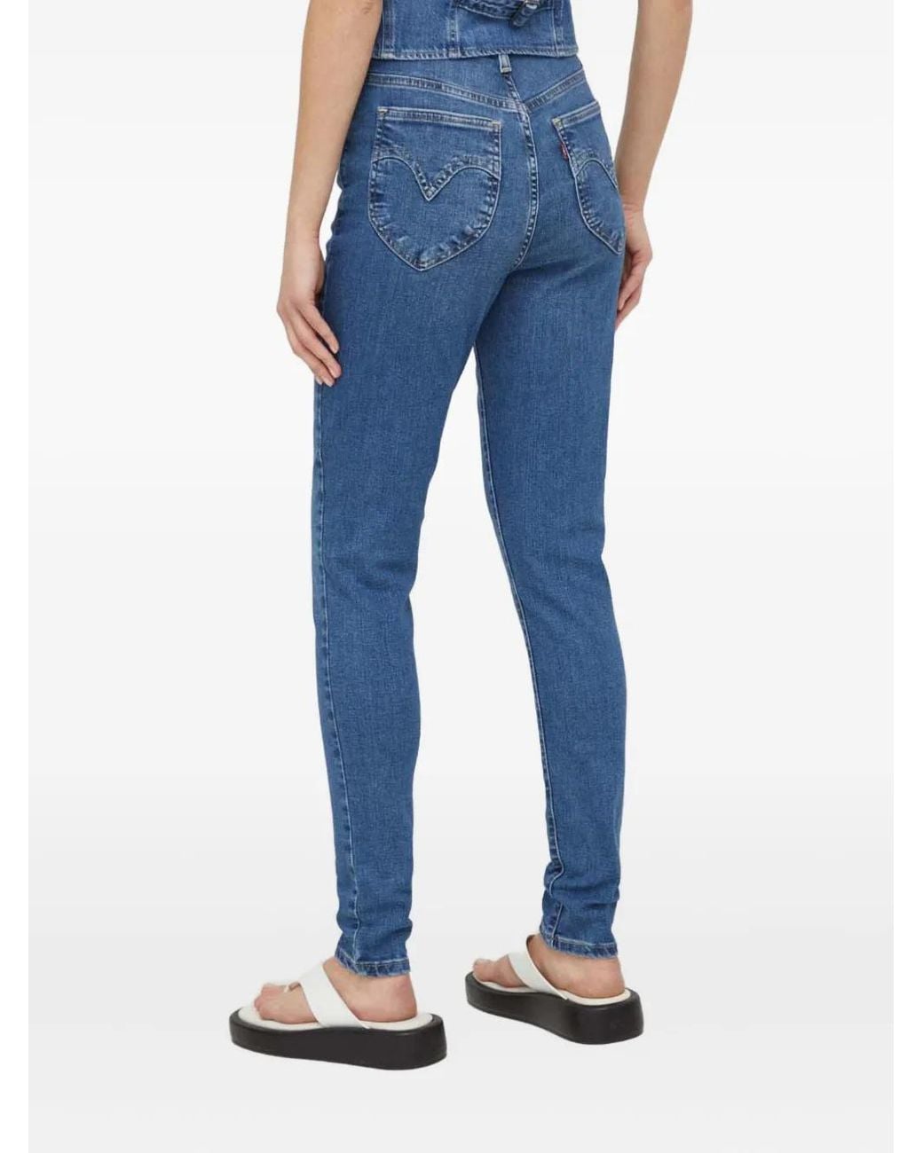 Levi's Blue Retro High Jeans