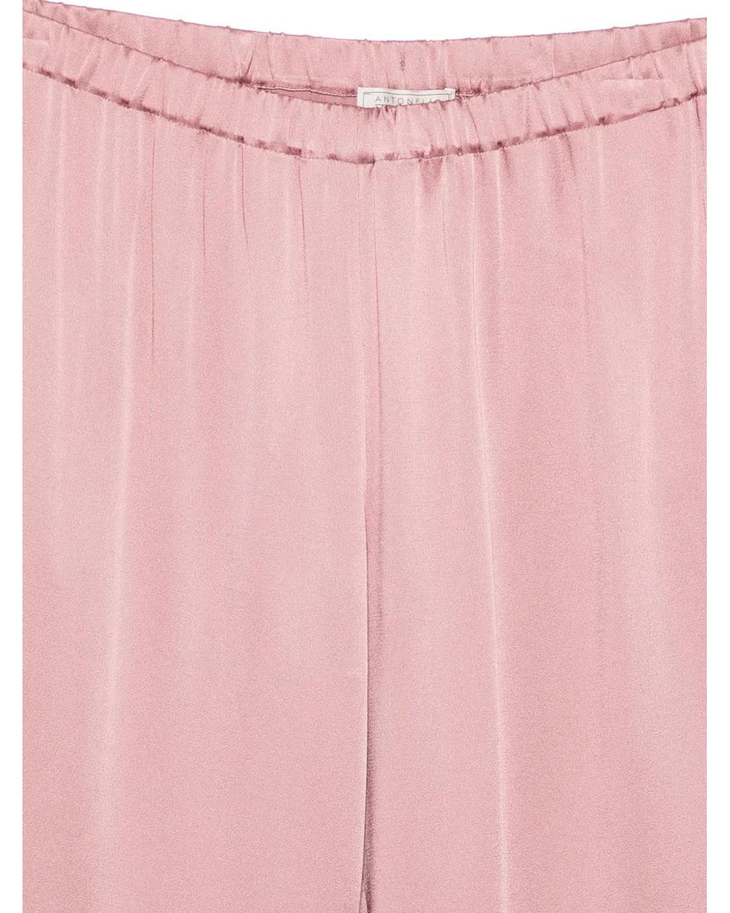 Antonelli Pink Elasticated Trousers